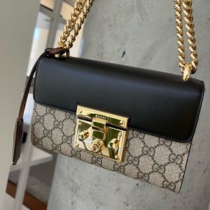 Padlock small GG shoulder bag